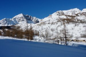 Skitouring in Valle Maira, Piemonte, Italy