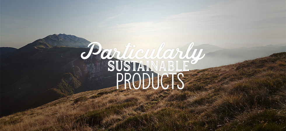 Particulary sustainable products