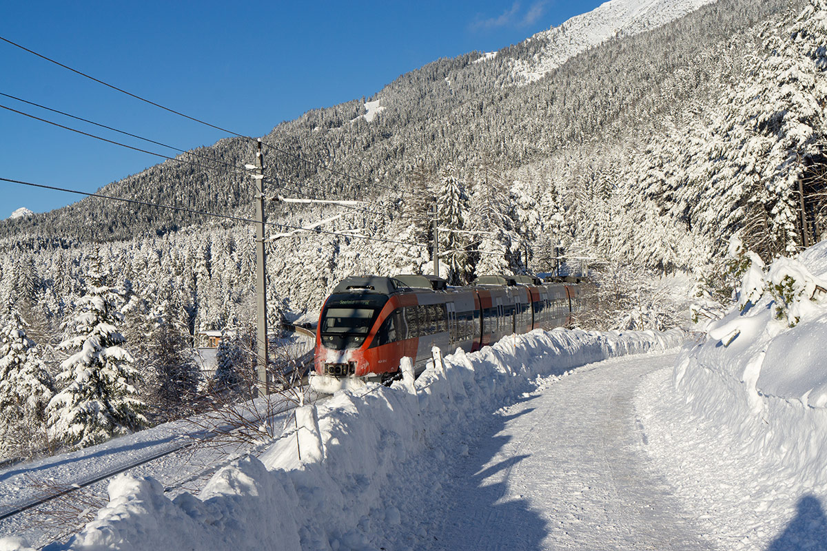 Karwendelbahn im Winter