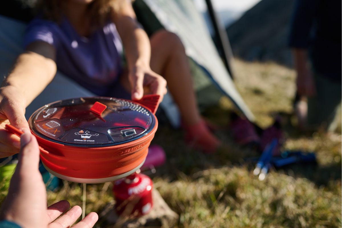 Faltbarer Campingtopf