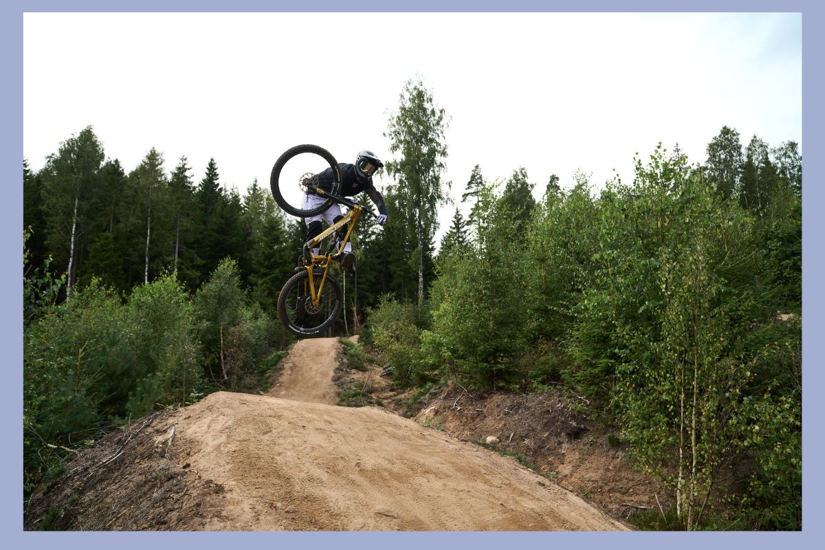Alex Alanko im Bikepark