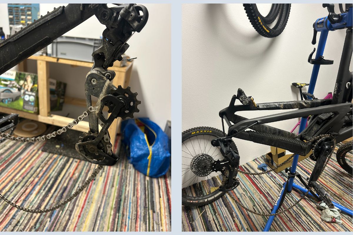 Mountainbikepflege vor Wintereinlagerung