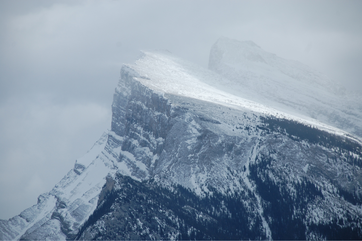 Berg im Sturm